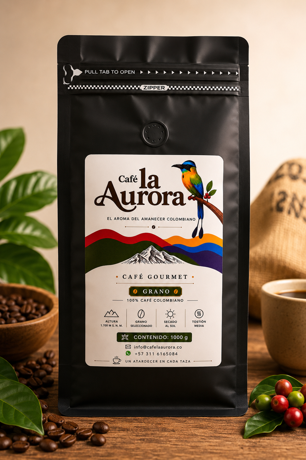 Café La Aurora 1.000 g Molido